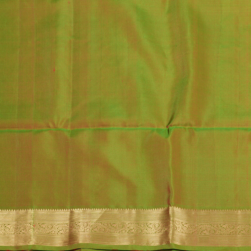 Hayagrivas Red Pure Soft Silk Saree KBE662G7-5