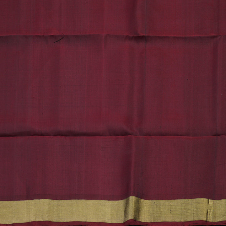 Hayagrivas Handloom Dual Tone (Peacock Green & Purple) Pure Ikkat Soft Silk Saree KBE663G2-1