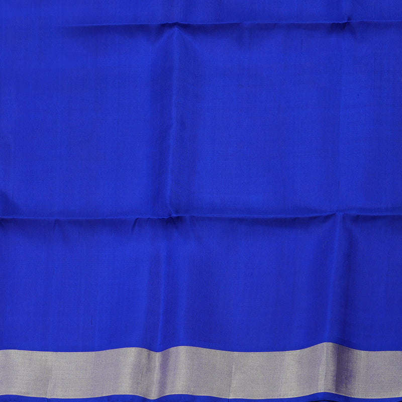Hayagrivas Handloom Deep Orange Soft Silk Saree with Purplish-Blue Border KBE663G2-18