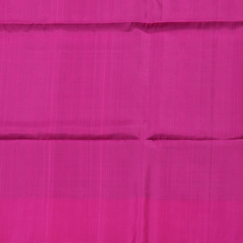 Hayagrivas Handloom Sea Green Soft Silk Saree with Magenta Border KBE663G3-8