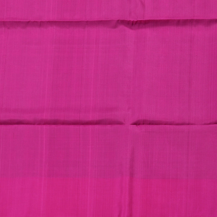 Hayagrivas Handloom Sea Green Soft Silk Saree with Magenta Border KBE663G3-8