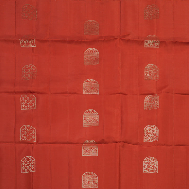 Hayagrivas Handloom Red Soft Silk Saree KBE664G3-18