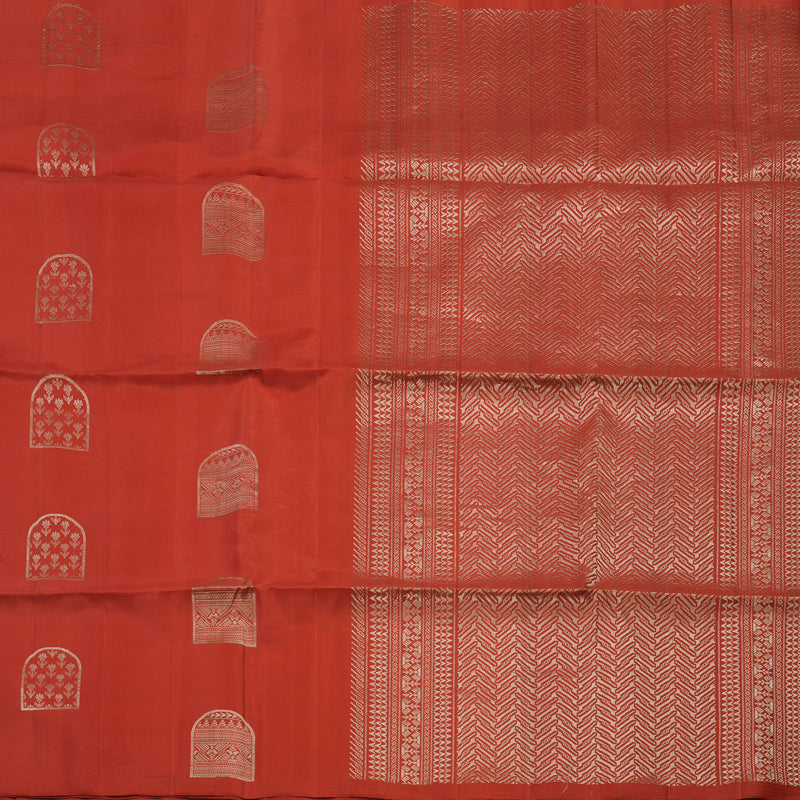Hayagrivas Handloom Red Soft Silk Saree KBE664G3-18