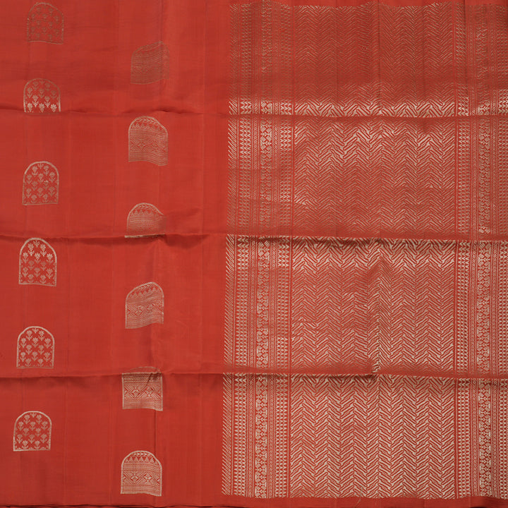 Hayagrivas Handloom Red Soft Silk Saree KBE664G3-18