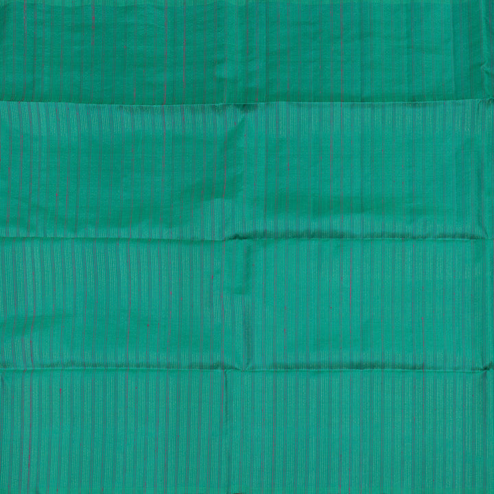 Hayagrivas Handloom Peacock Green Soft Silk Saree KBE666G19-2