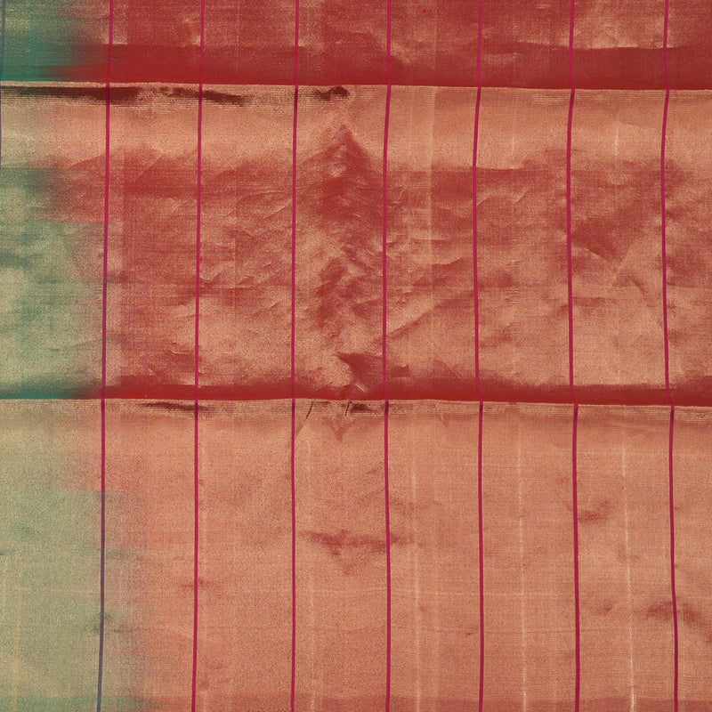 Hayagrivas Handloom Peacock Green Soft Silk Saree KBE666G19-2