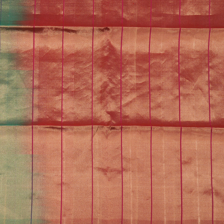 Hayagrivas Handloom Peacock Green Soft Silk Saree KBE666G19-2