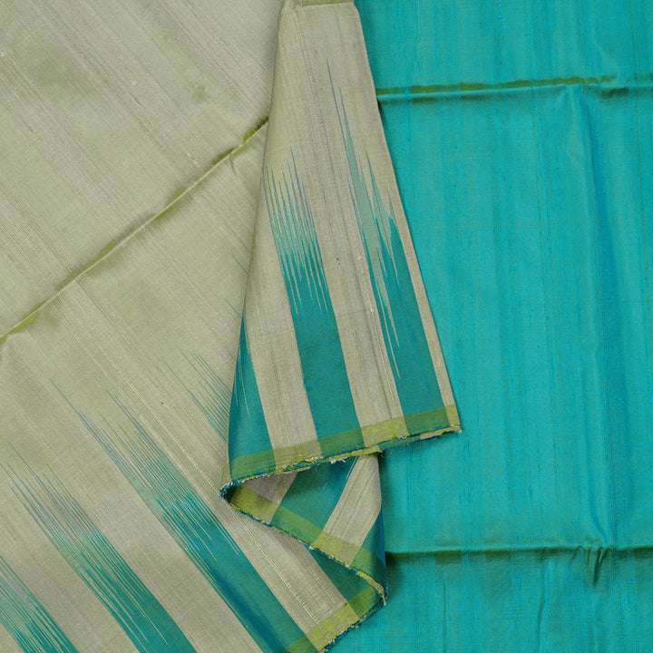 Hayagrivas Pastel Green Handloom Soft Silk Saree KBE66D1-1