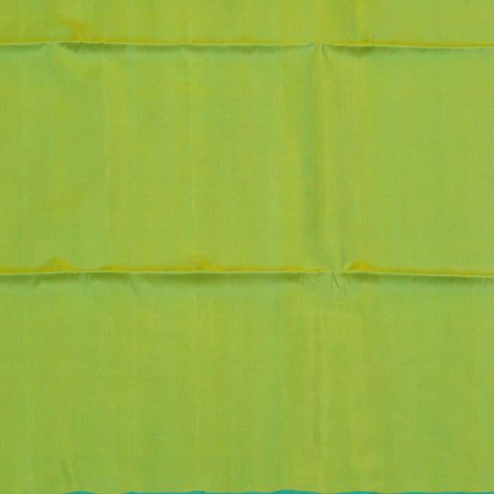 Hayagrivas Handloom Fluorescent Green Pure Soft Silk Saree with KBE672G3-1