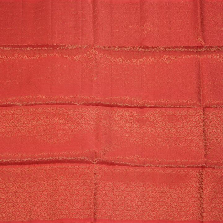 Hayagrivas Orange Handloom Soft Silk Saree KBE674G2-18