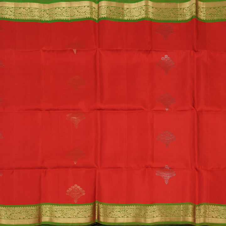 Hayagrivas Handloom Red Soft Silk Saree with Manthalir Border KBE674G4-12