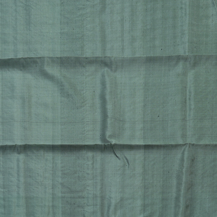 Hayagrivas Handloom Araku Maroon Pure Soft Silk Saree with Greenish-Grey Border KBE674G6-9