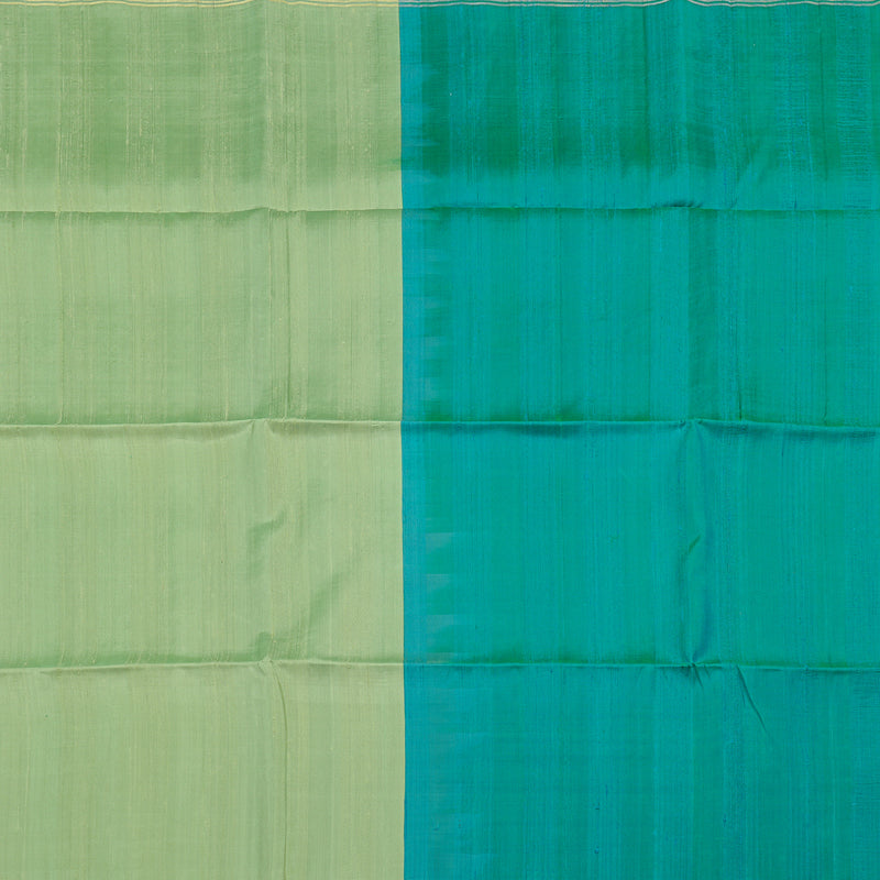 Hayagrivas Ligh Pastel Green Handloom Soft Silk Saree KBE67D1-10