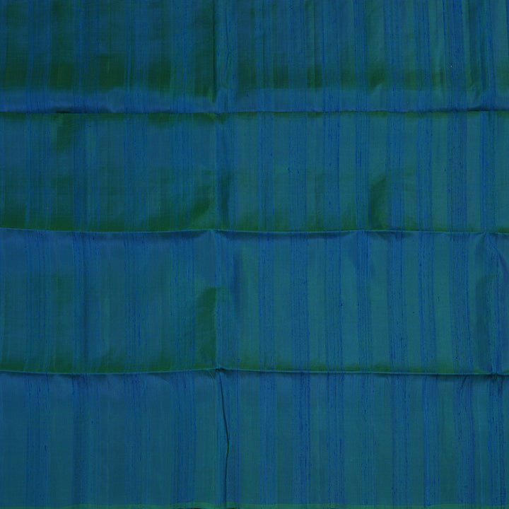 Hayagrivas Handloom Soft Silk Saree in Glamorous Peacock Blue KBE67D1-13