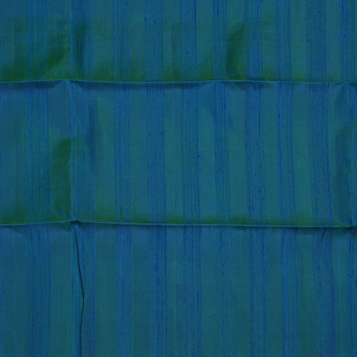 Hayagrivas Handloom Soft Silk Saree in Glamorous Peacock Blue KBE67D1-13