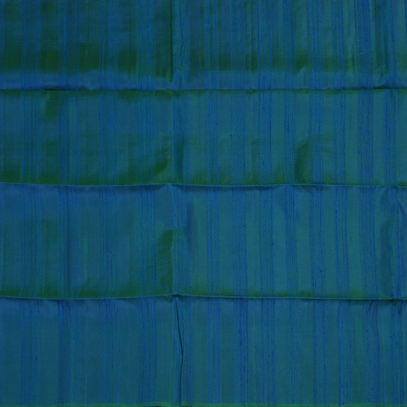 Hayagrivas Handloom Soft Silk Saree in Glamorous Peacock Blue KBE67D1-13