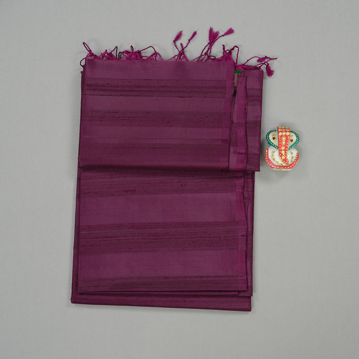 Hayagrivas Dark Purple Handloom Soft Silk Saree KBE67D1-14