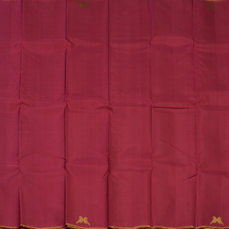 Hayagrivas Handloom Maroon Kanjivaram Silk Saree KBE683G3-2
