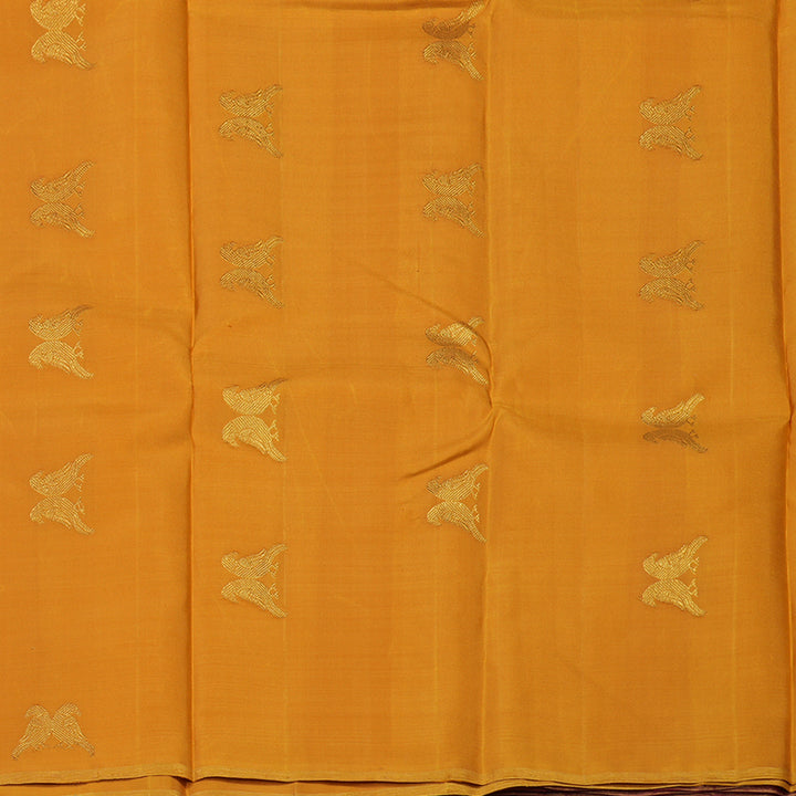 Hayagrivas Handloom Maroon Kanjivaram Silk Saree KBE683G3-2