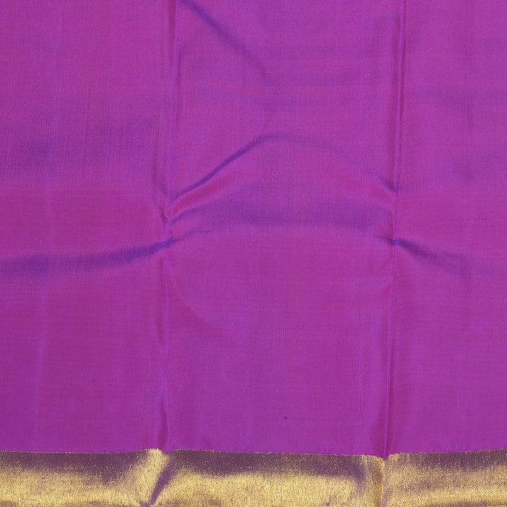 Hayagrivas Handloom Purple Kanjivaram Silk Saree KBE683G8-3