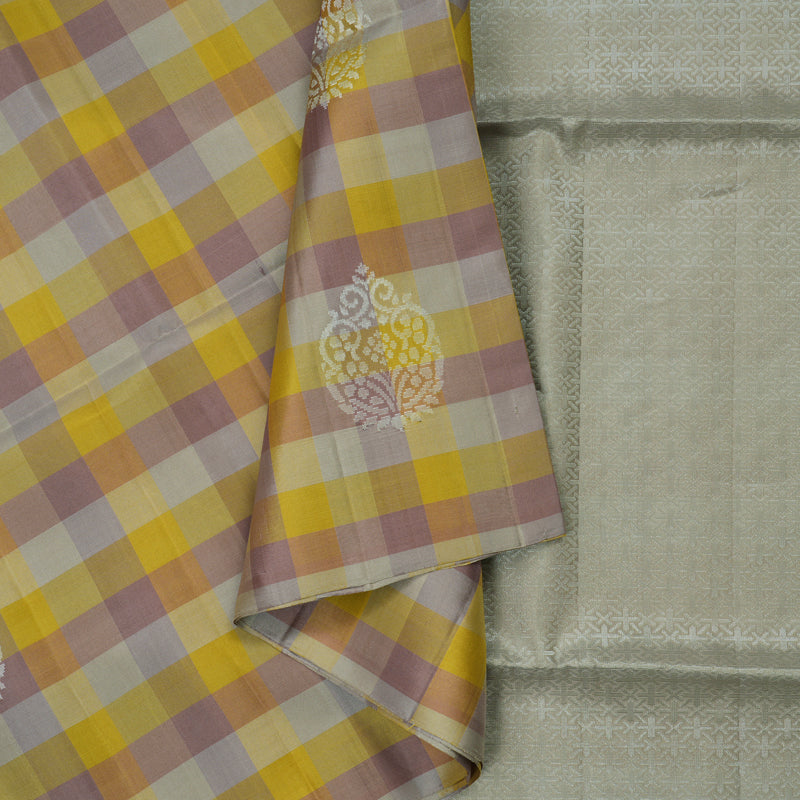 Hayagrivas Handloom Pure Multicolour Soft Silk Saree KBE696G2-2