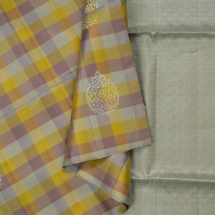 Hayagrivas Handloom Pure Multicolour Soft Silk Saree KBE696G2-2