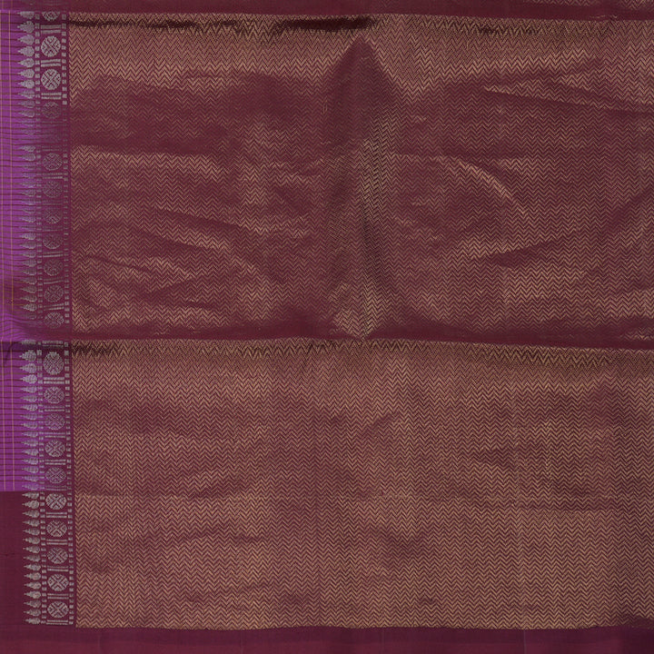 Hayagrivas Purple Pure Soft Silk Saree KBE70D2-2