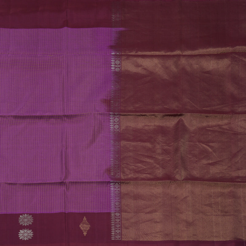 Hayagrivas Purple Pure Soft Silk Saree KBE70D2-2