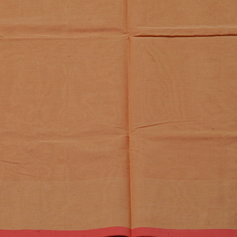 Hayagrivas Handloom Pure Cotton Saree in Understated Sandal KBE71D1-1