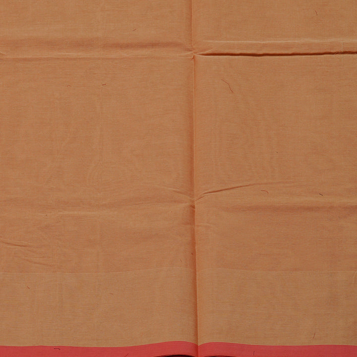 Hayagrivas Handloom Pure Cotton Saree in Understated Sandal KBE71D1-1