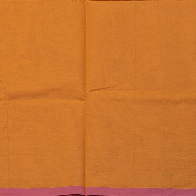 Hayagrivas Handloom Pure Cotton Saree in Royal Mango Yellow KBE71D1-2