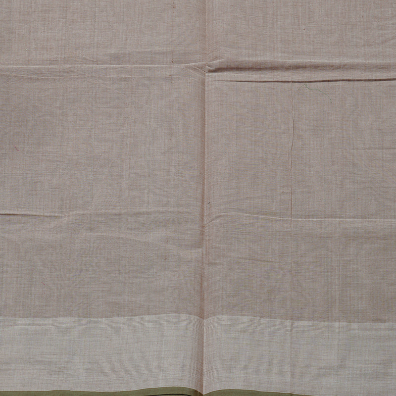 Hayagrivas Handloom Pure Cotton Saree in Soothing Sandal KBE71D12-1
