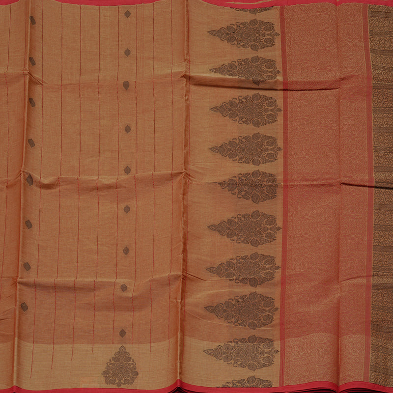 Hayagrivas Handloom Pure Cotton Saree in Serene Onion Pink KBE71D12-2
