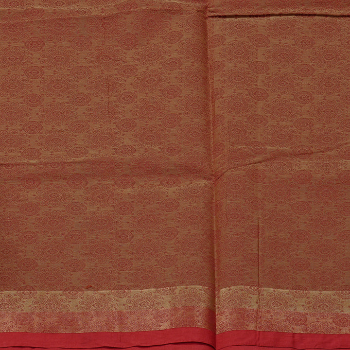 Hayagrivas Handloom Pure Cotton Saree in Ethereal Wheat Brown KBE71D13-1