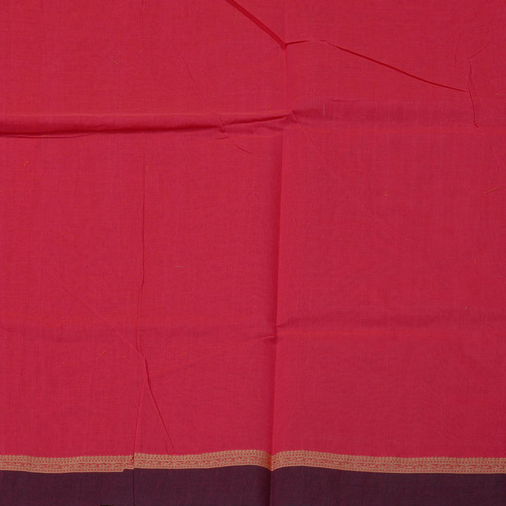 Hayagrivas Handloom Pure Cotton Saree in Dreamy Pink KBE71D14-1