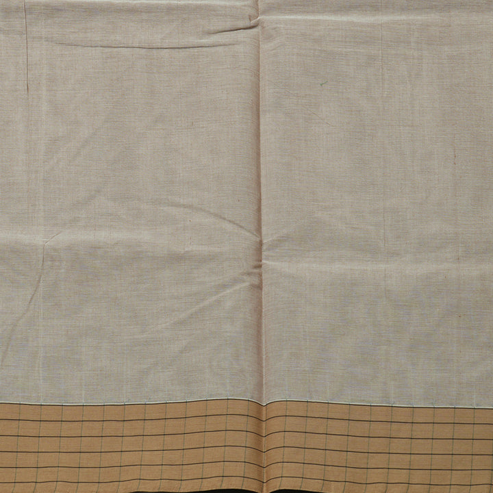 Hayagrivas Handloom Pure Cotton Saree in Subtle Beige KBE71D2-2