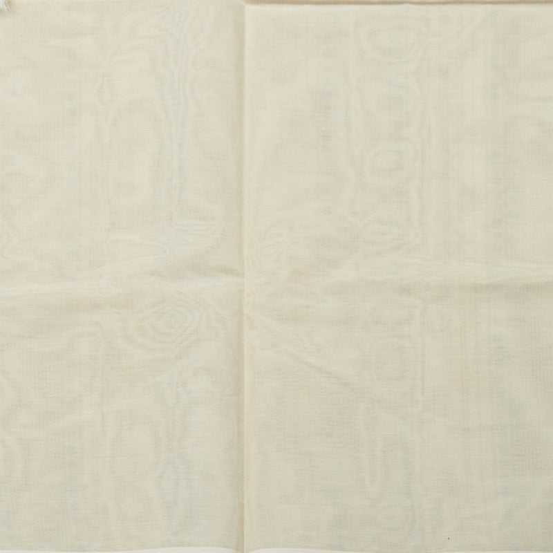 Hayagrivas Handloom Cotton Saree in Delicate Half White KBE71D20-1