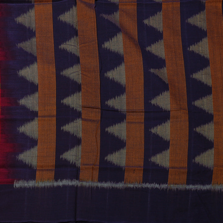 Hayagrivas Handloom Pure Cotton Saree in Bold Crimson Red KBE71D21-4