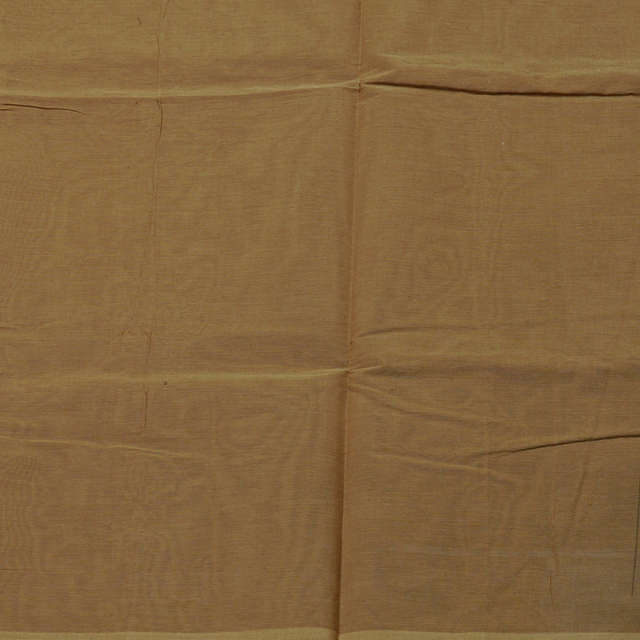 Hayagrivas Handloom Pure Cotton Saree in Poised Wheat Brown KBE71D24-1