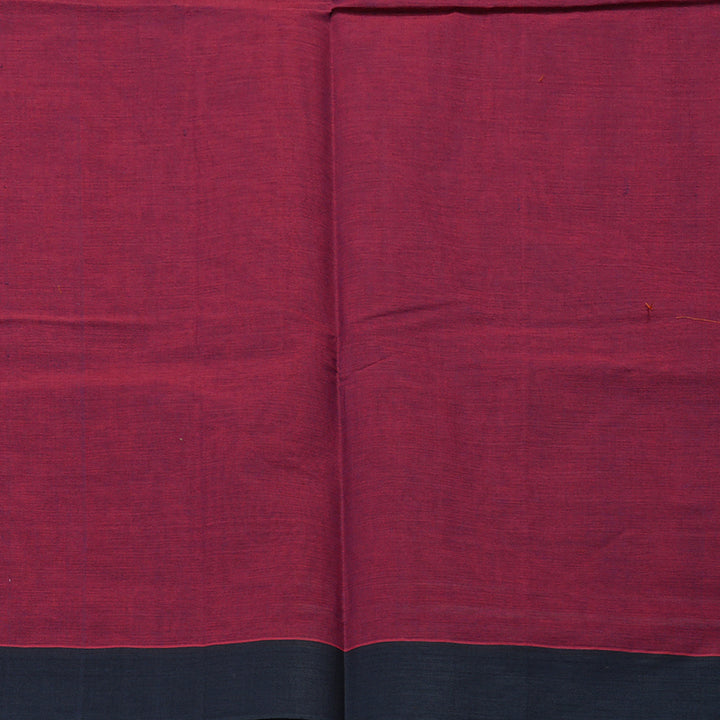 Hayagrivas Handloom Pure Cotton Saree in Luxurious Wine Purple KBE71D28-1