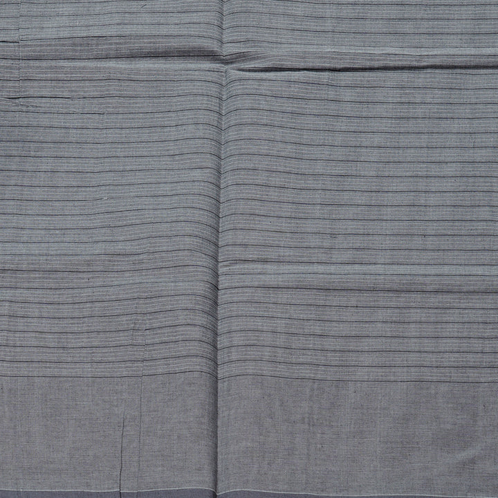 Hayagrivas Handloom Pure Cotton Saree in Muted Grey KBE71D3-1