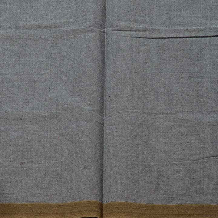 Hayagrivas Handloom Pure Cotton Saree in Tranquil Grey KBE71D30-1