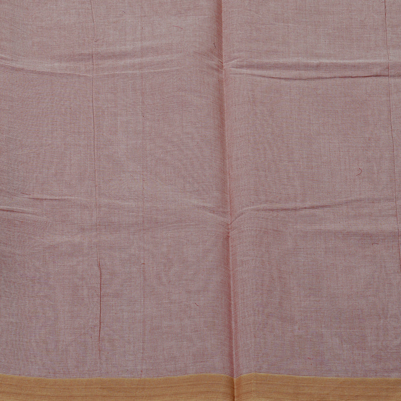 Hayagrivas Handloom Pure Cotton Saree in Delicate Onion Pink KBE71D30-2