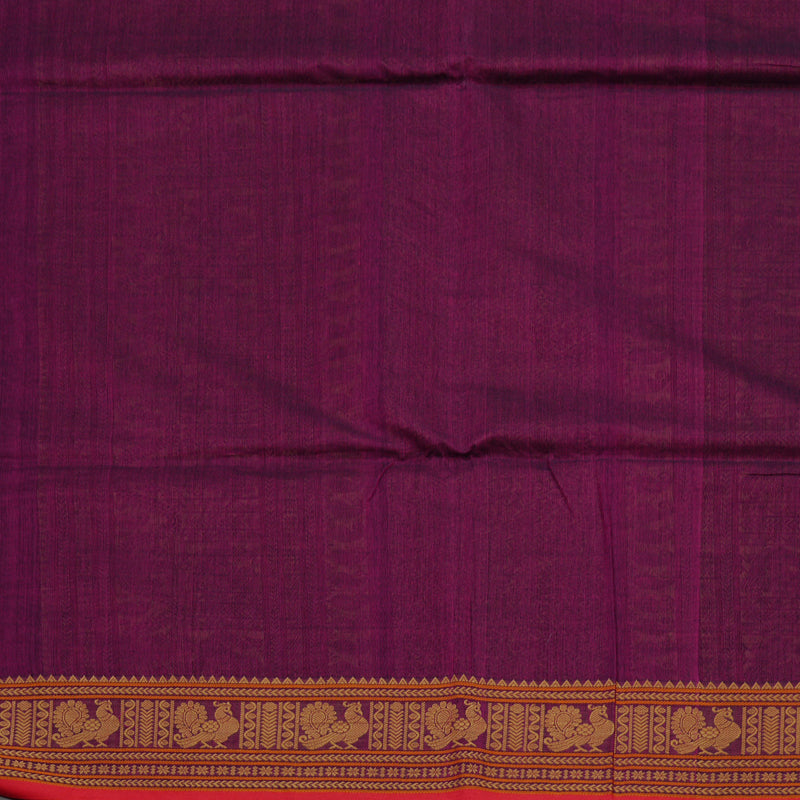 Hayagrivas Handloom Cotton Saree With Laksham Butta KBE71D32-3