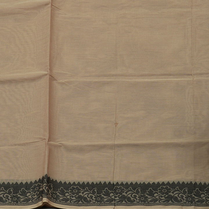 Hayagrivas Handloom Pure Cotton Saree in Natural Sandal Beige KBE71D46-5