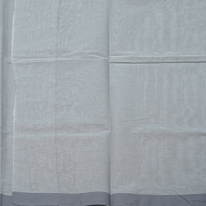 Hayagrivas Handloom Cotton Saree in Captivating Silver Grey KBE71D55-3