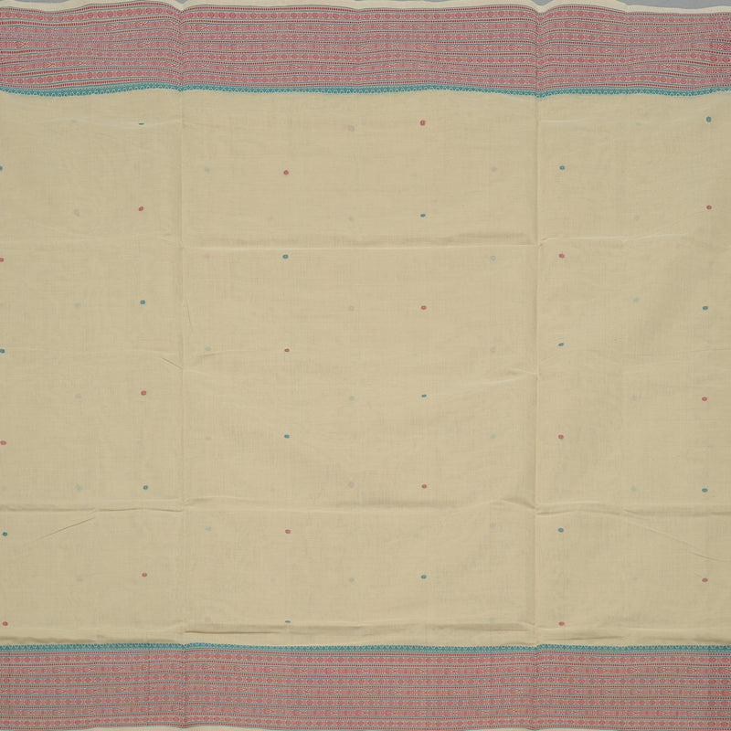 Hayagrivas Handloom Pure Cotton Saree in Ethereal Sandal KBE71D65-2