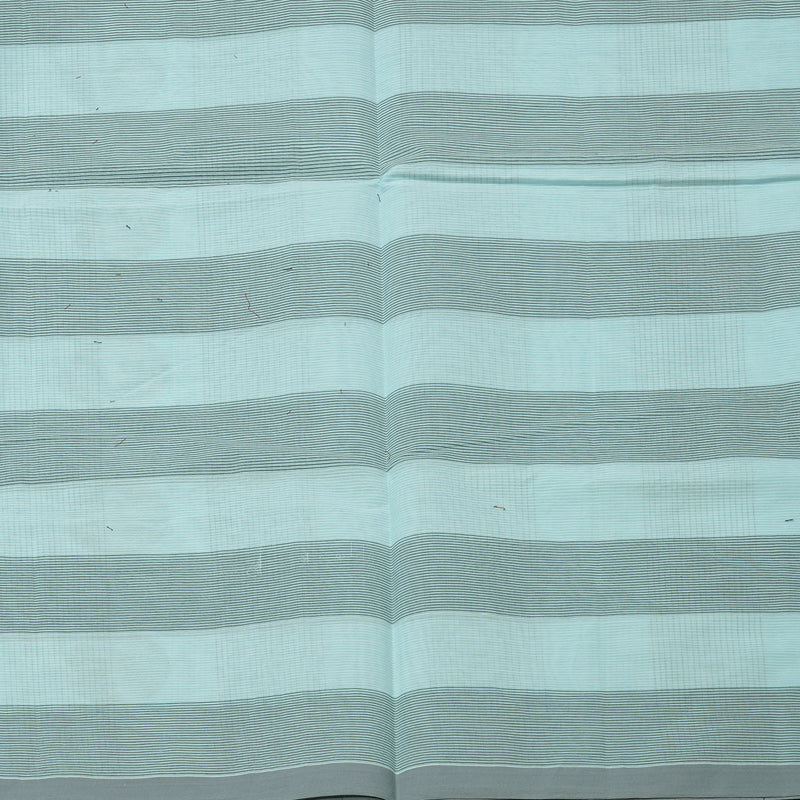 Hayagrivas Handloom Pure Cotton Saree in Graceful Light Silver Grey KBE71D7-1