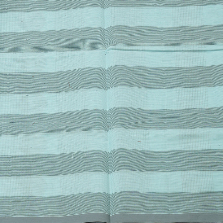 Hayagrivas Handloom Pure Cotton Saree in Graceful Light Silver Grey KBE71D7-1