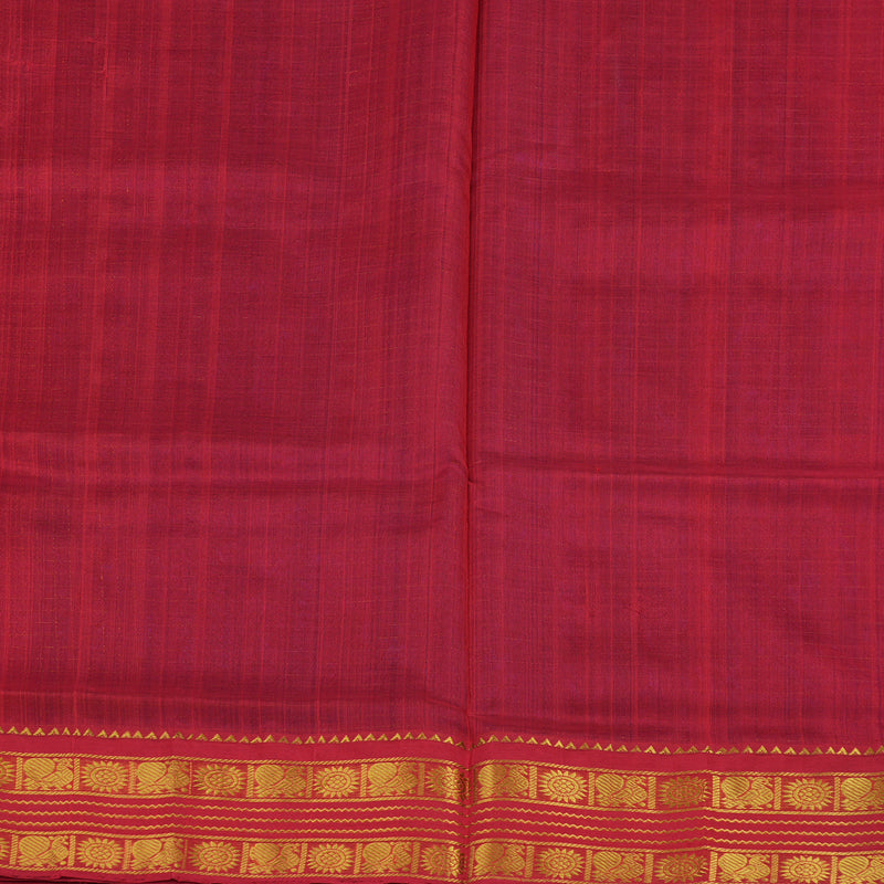 Hayagrivas Royal Blue Pure Silk Cotton Saree KBE725G2-4